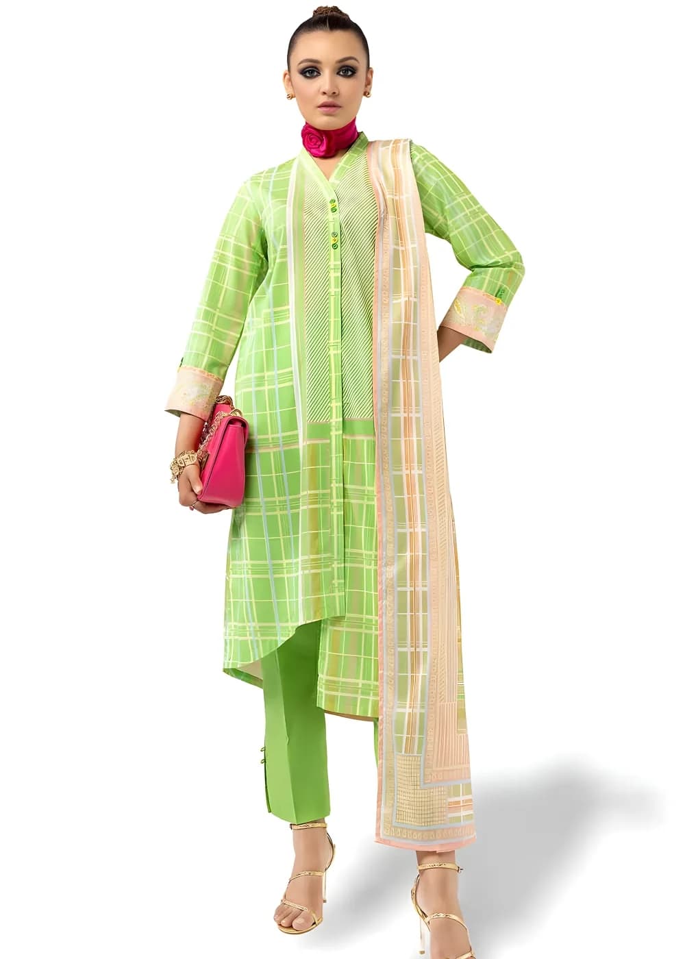 Gul Ahmed 3-Piece Printed Lawn Unstitched Suit – CL-42148